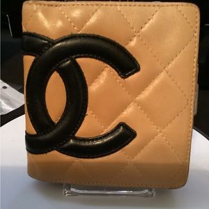 Authentic Chanel Cambon Kisslock wallet